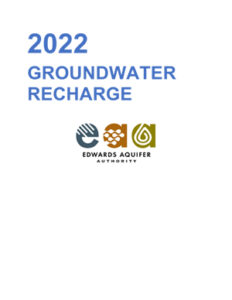 2022 Groundwater Recharge