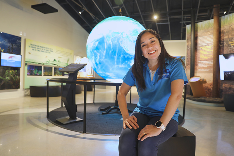 sarah valdez at the center